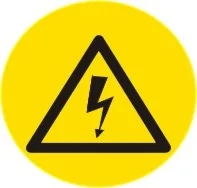 W 288 — WARNING - VOLTAGE PICTOGRAM